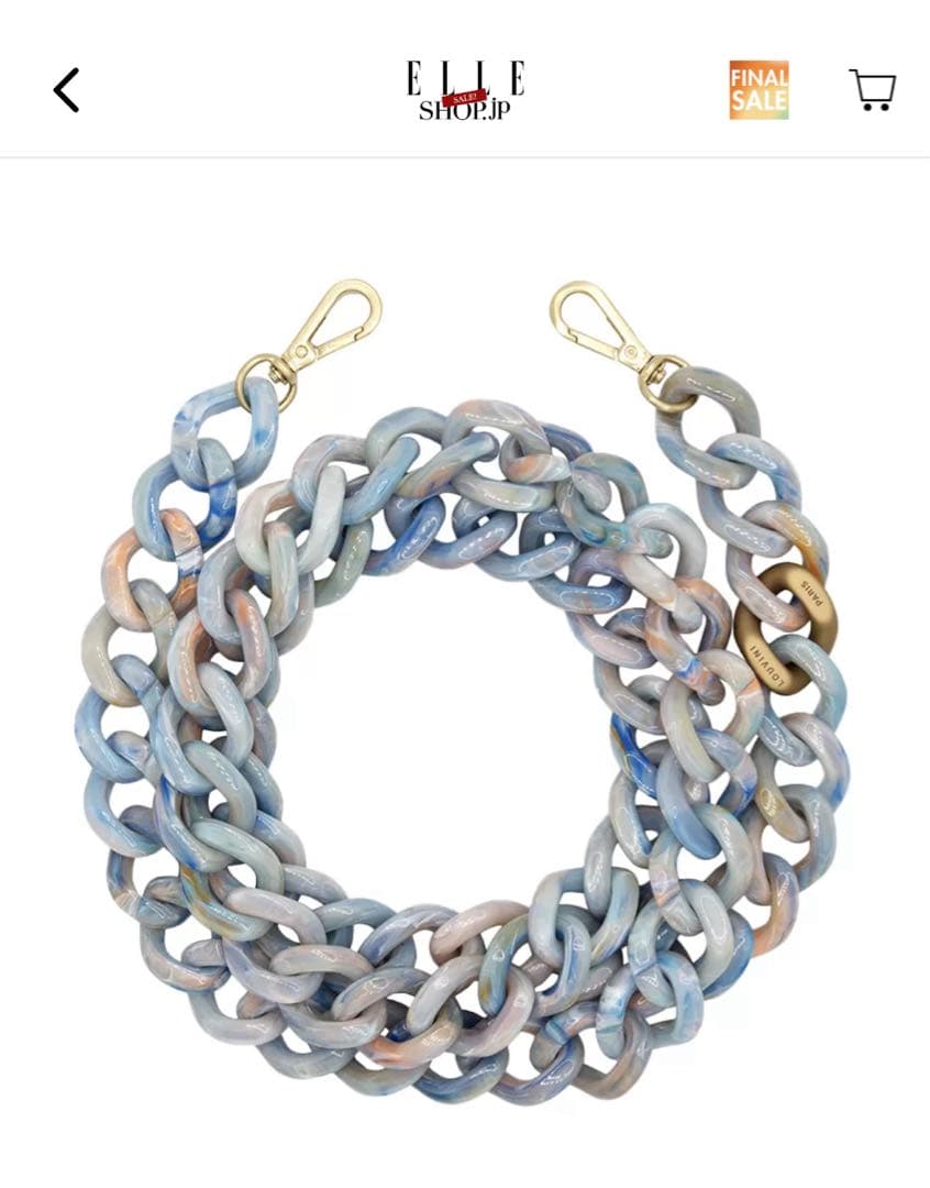 LOUVINI Paris スマホチェーンZOE ストラップ