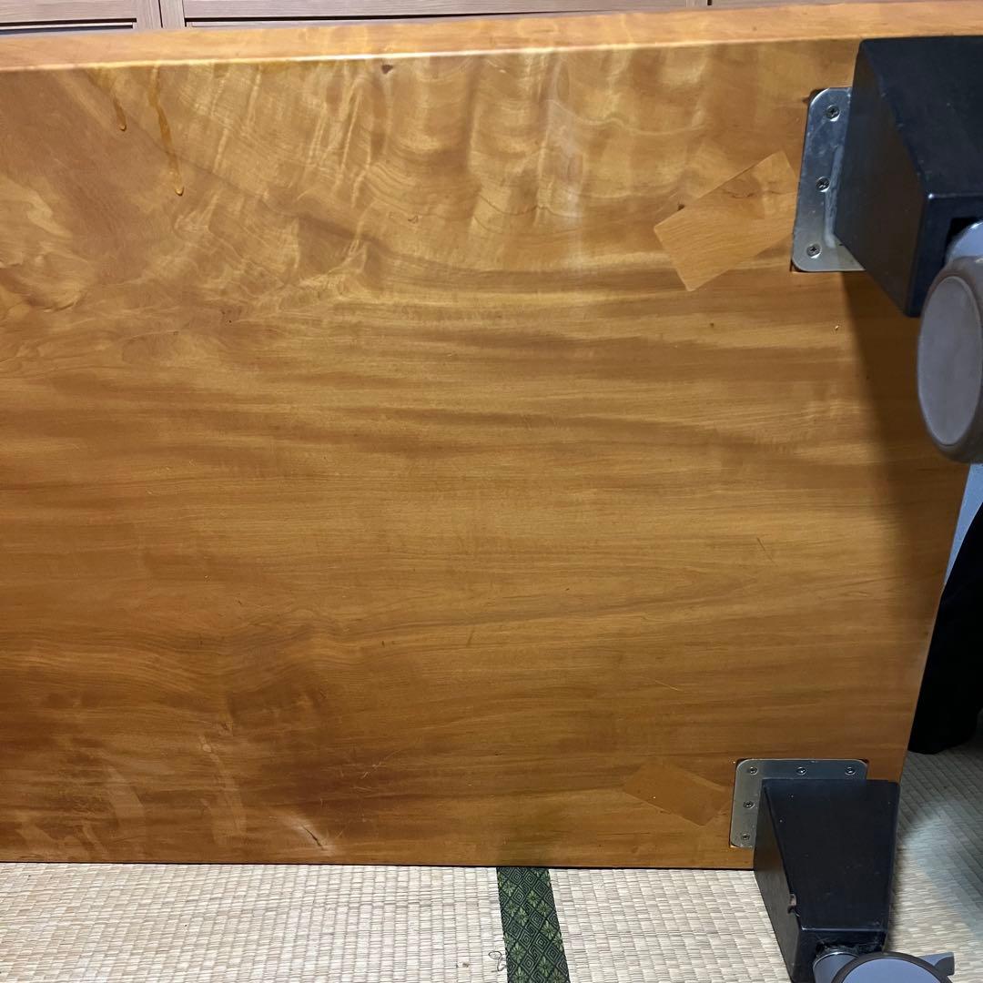 9/30まで掲載！　一枚板　ローテーブル　キャスターつき　コーヒーテーブル