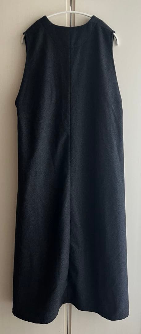 Honnete オネット スリーブレス ワイド V ドレス