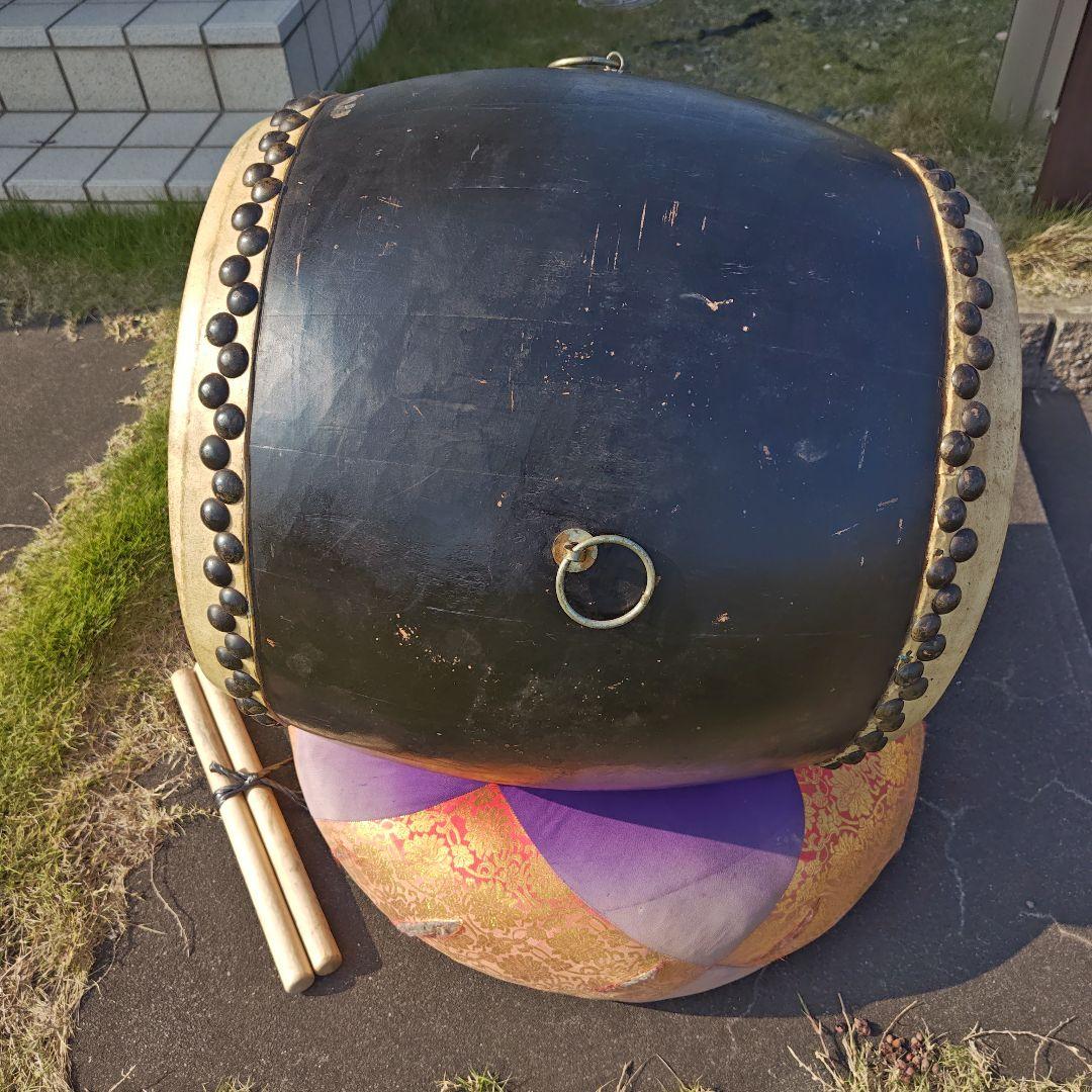 和太鼓 　大太鼓バチ付き