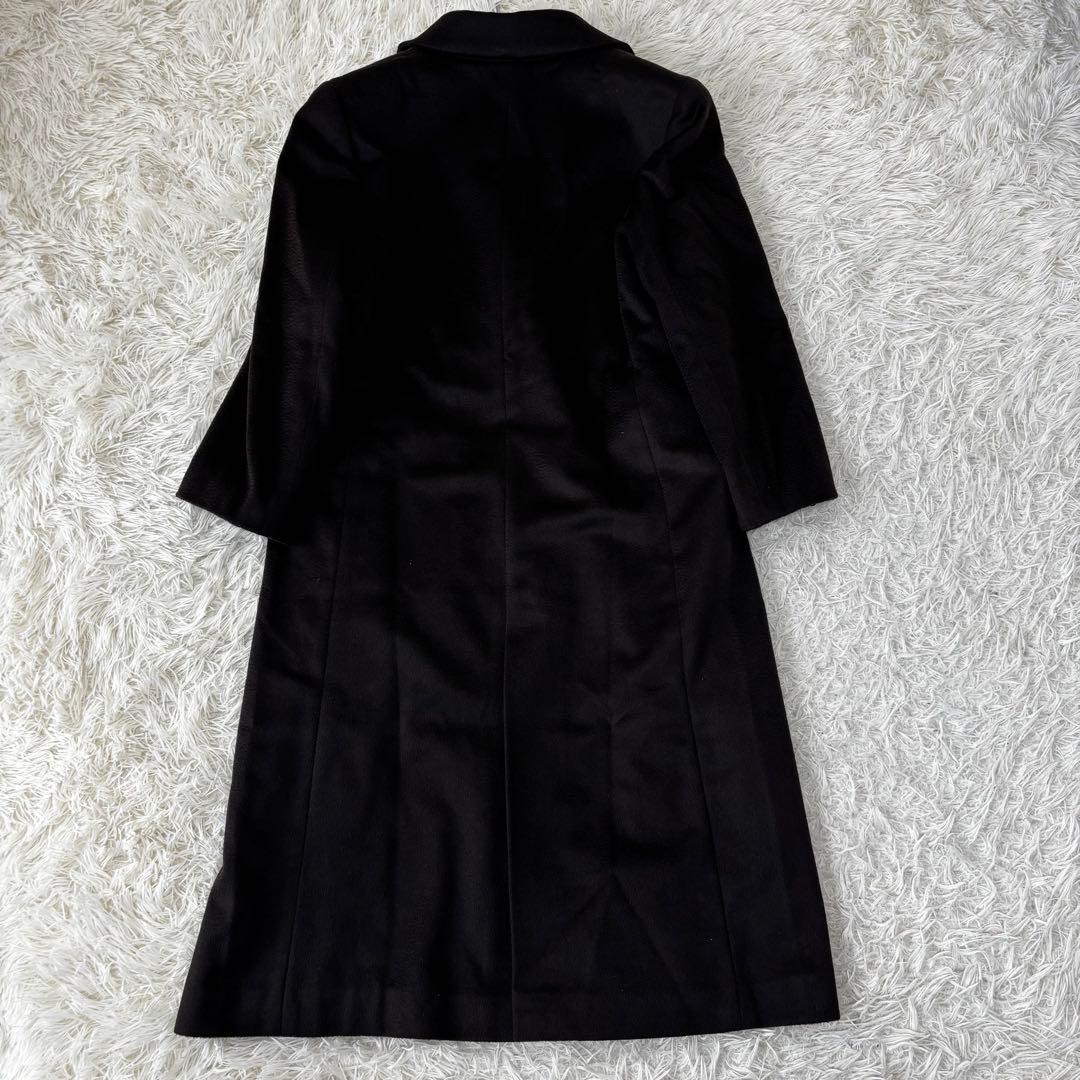 EMBA✨カシミヤ100% ダブルチェスターロングコート　コロンボ生地　ゆったり