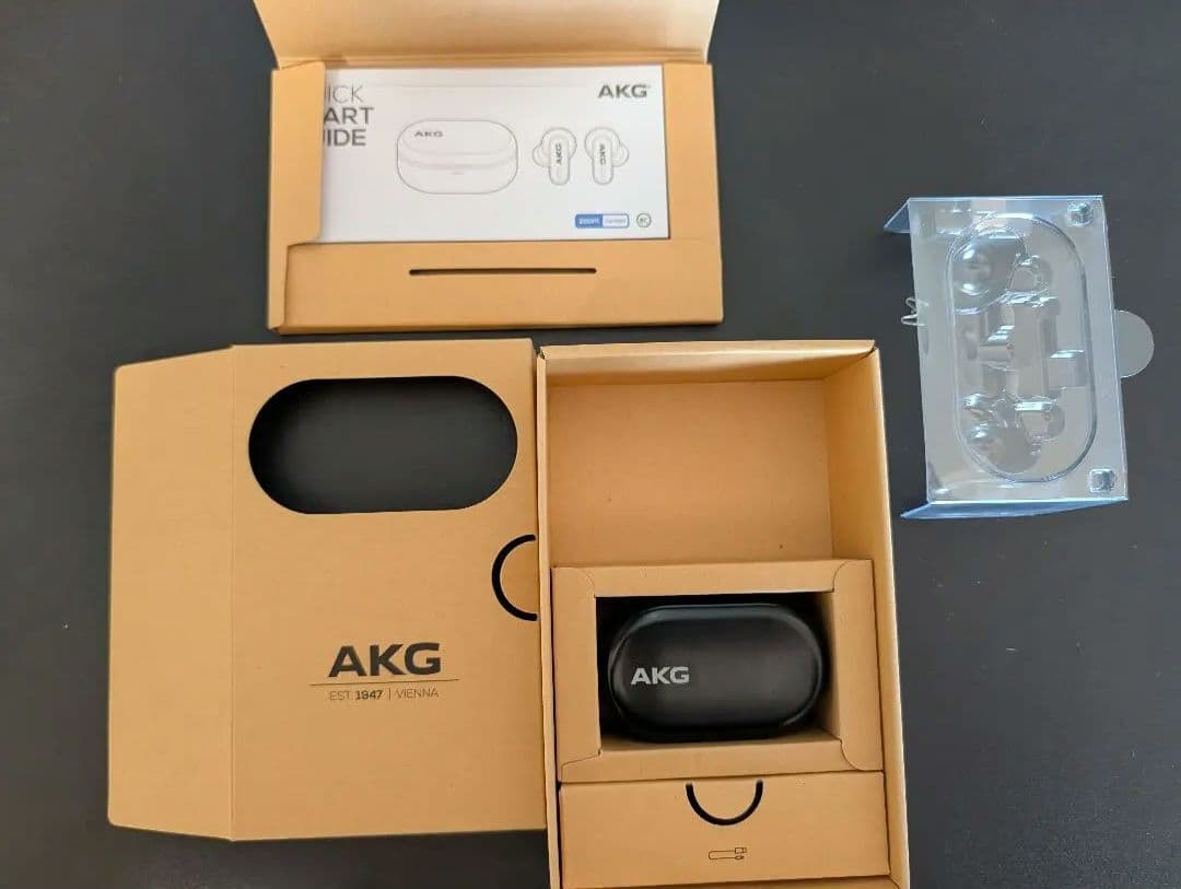 AKG N5 Hybrid ワイヤレスイヤホン ブラック