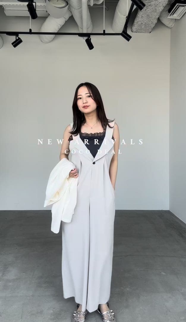 COCODEAL バックリブサロペット