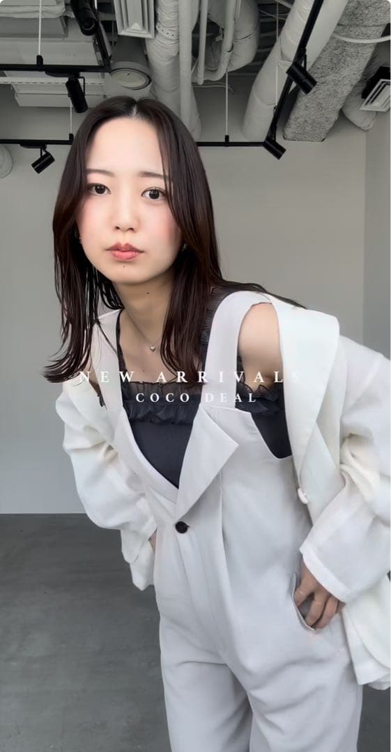 COCODEAL バックリブサロペット