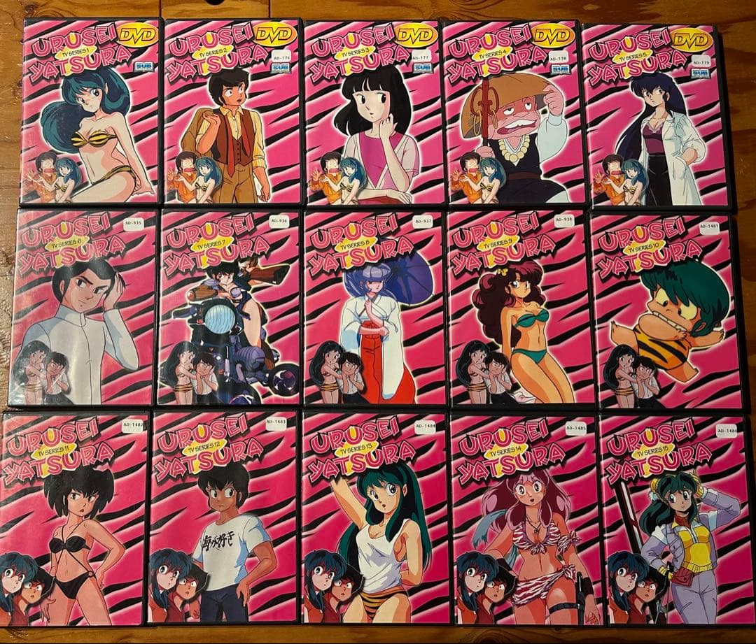 【値下げ中！】うる星やつら 北米版DVD TV1-15 15巻セット