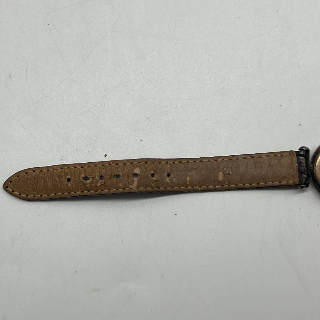 Cartier カルティエ 腕時計 黒文字盤 レザー 925 レディース 現状品