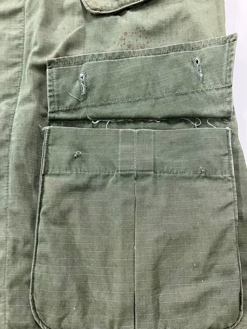 米軍実物　60's ④ ジャングルファティーグ　4th フルパッチ仕様