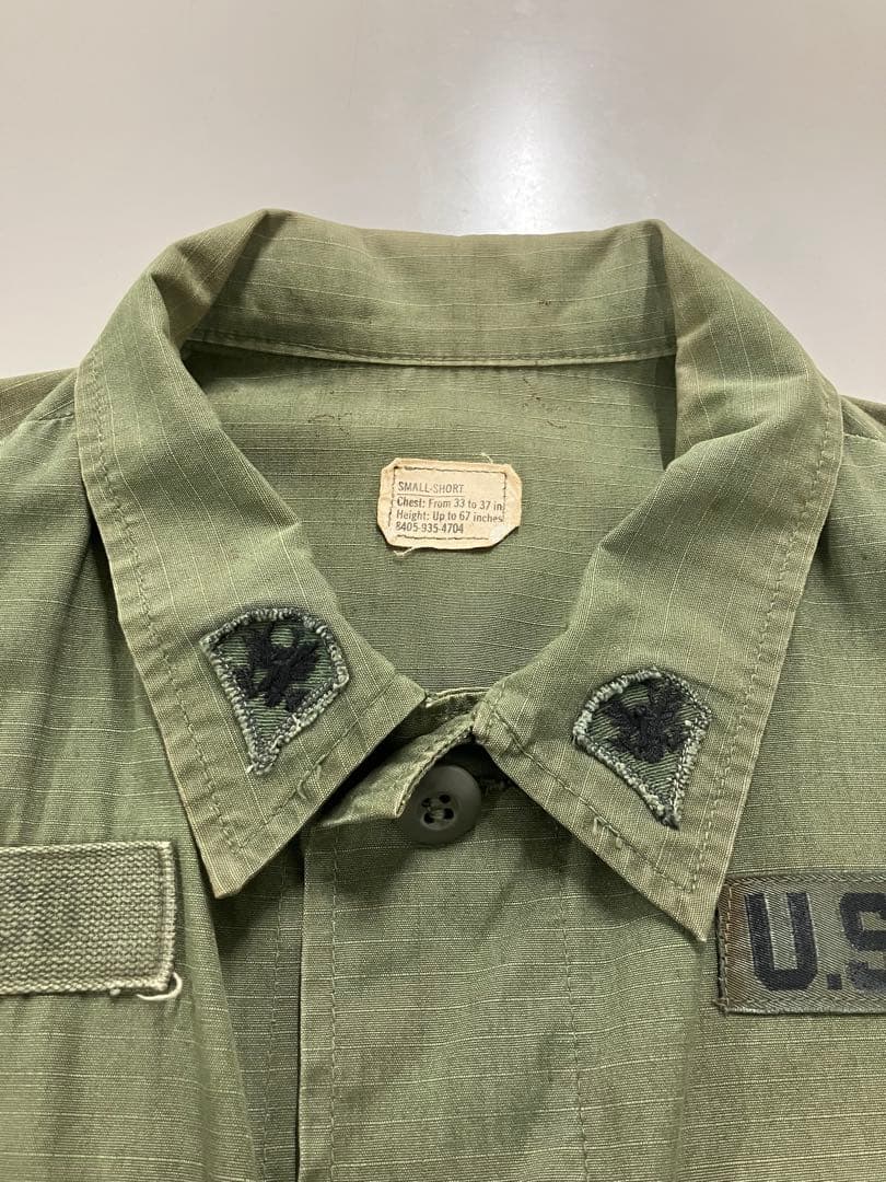 米軍実物　60's ④ ジャングルファティーグ　4th フルパッチ仕様