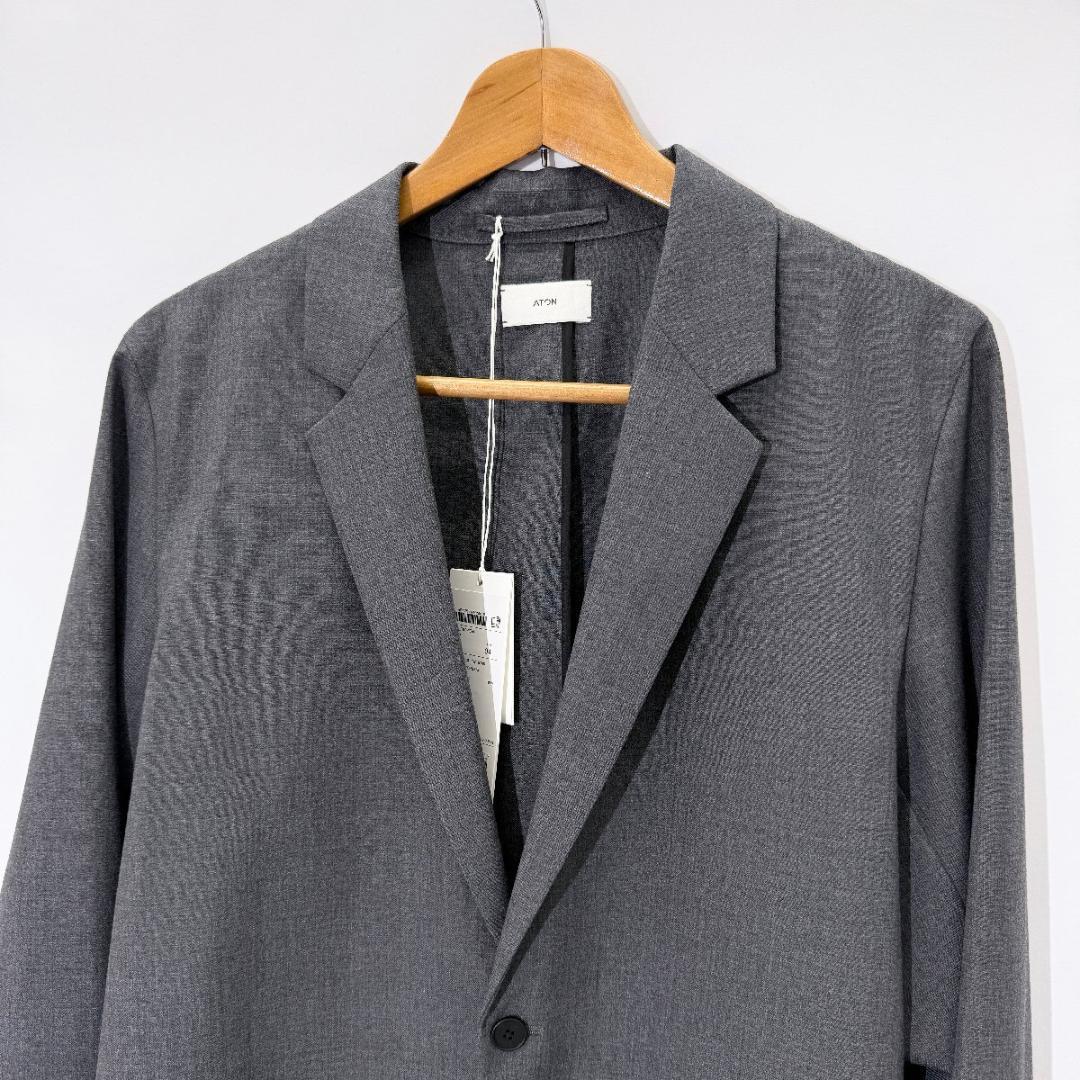 新品 ATON セットアップ テーラージャケット テーパード パンツ スーツ