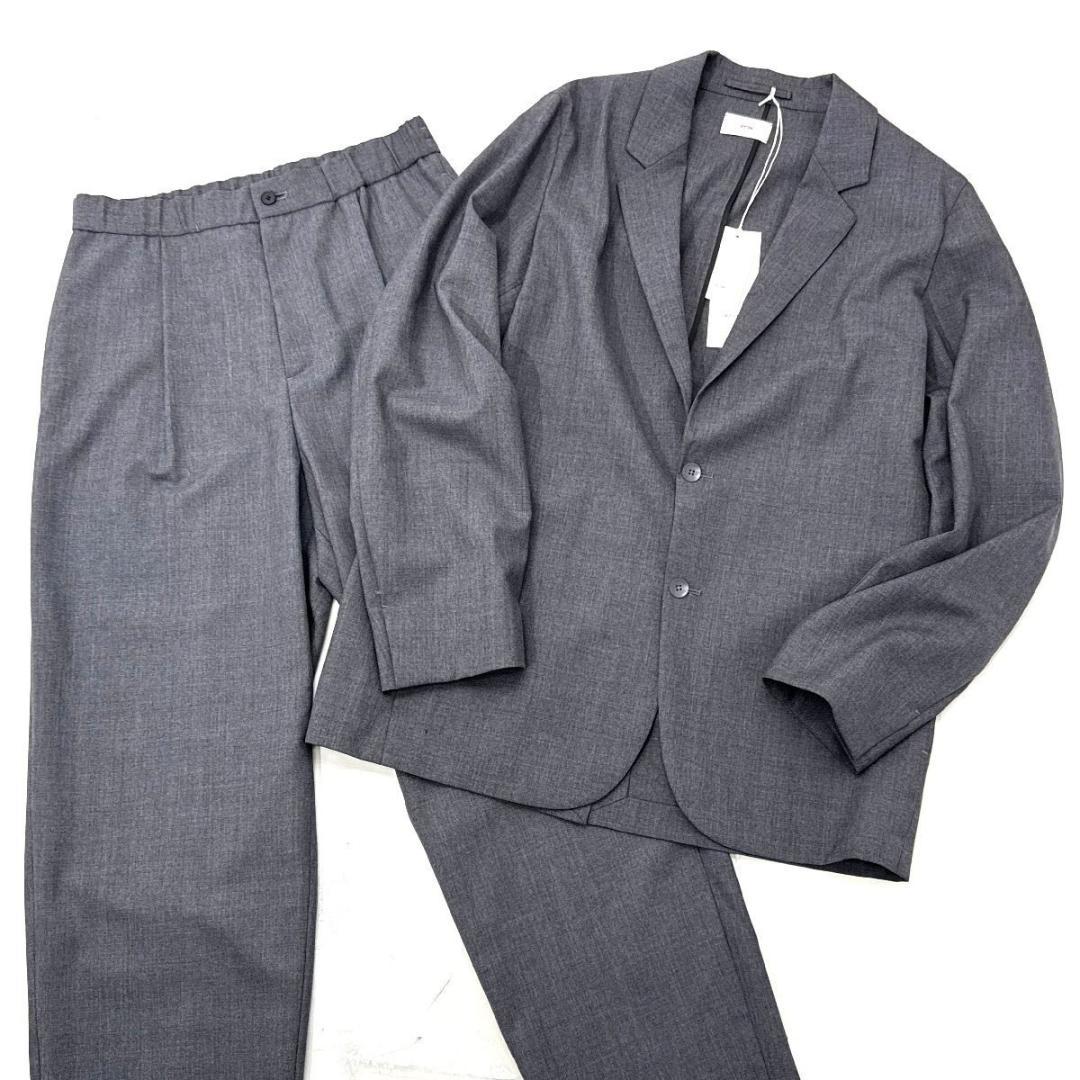 新品 ATON セットアップ テーラージャケット テーパード パンツ スーツ