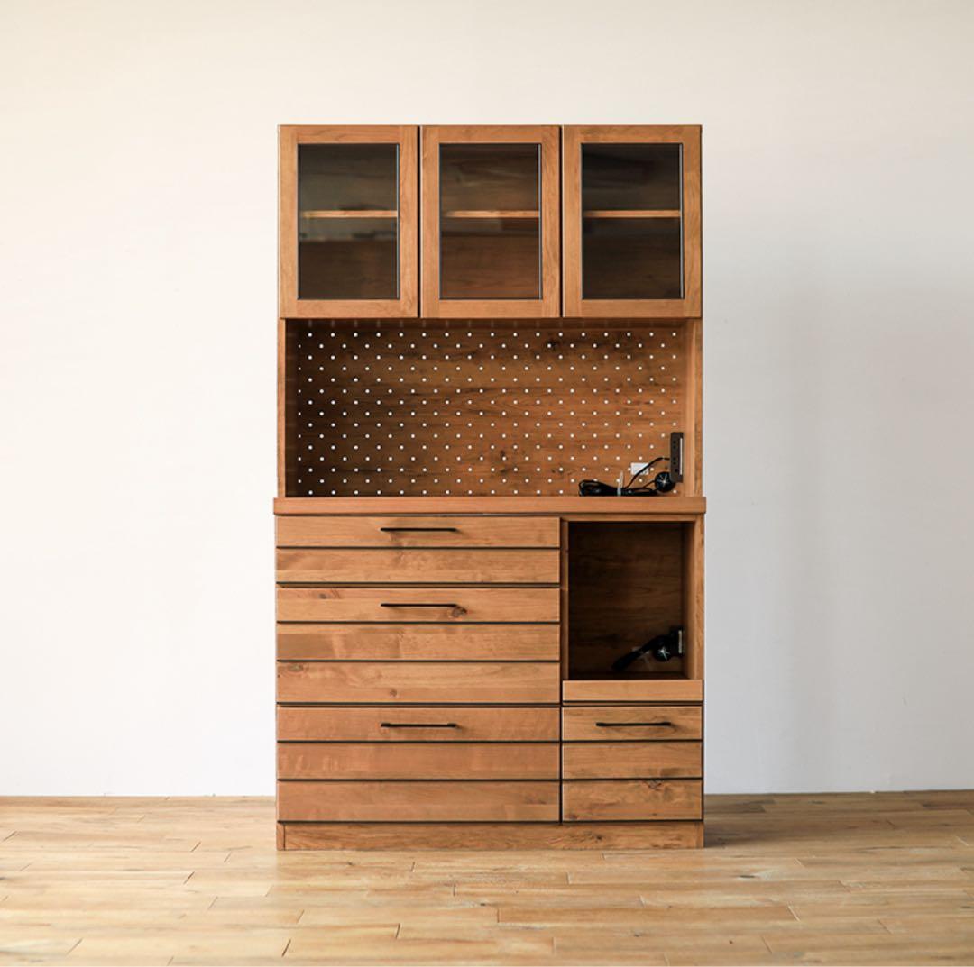 【開梱設置】Re:CENO リセノ LINA 105キッチンボード　上部