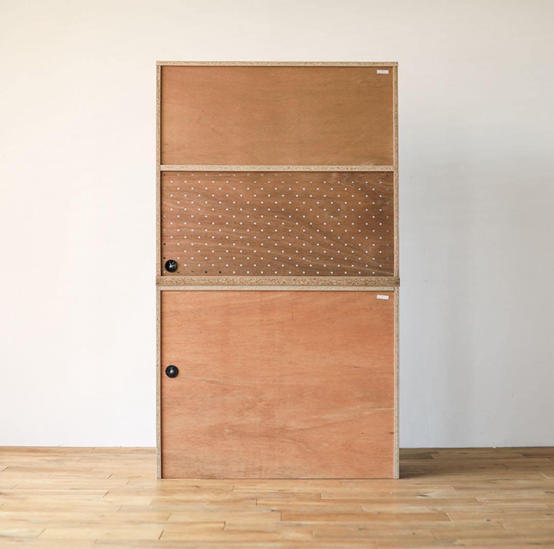 【開梱設置】Re:CENO リセノ LINA 105キッチンボード　上部