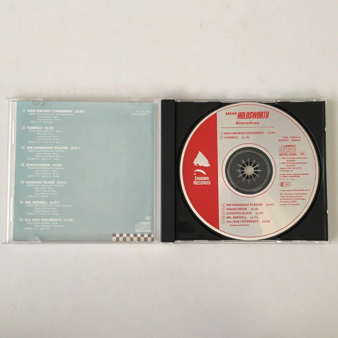 ま*う様 本人直筆サイン入り 希少 アラン・ホールズワース Atavachron