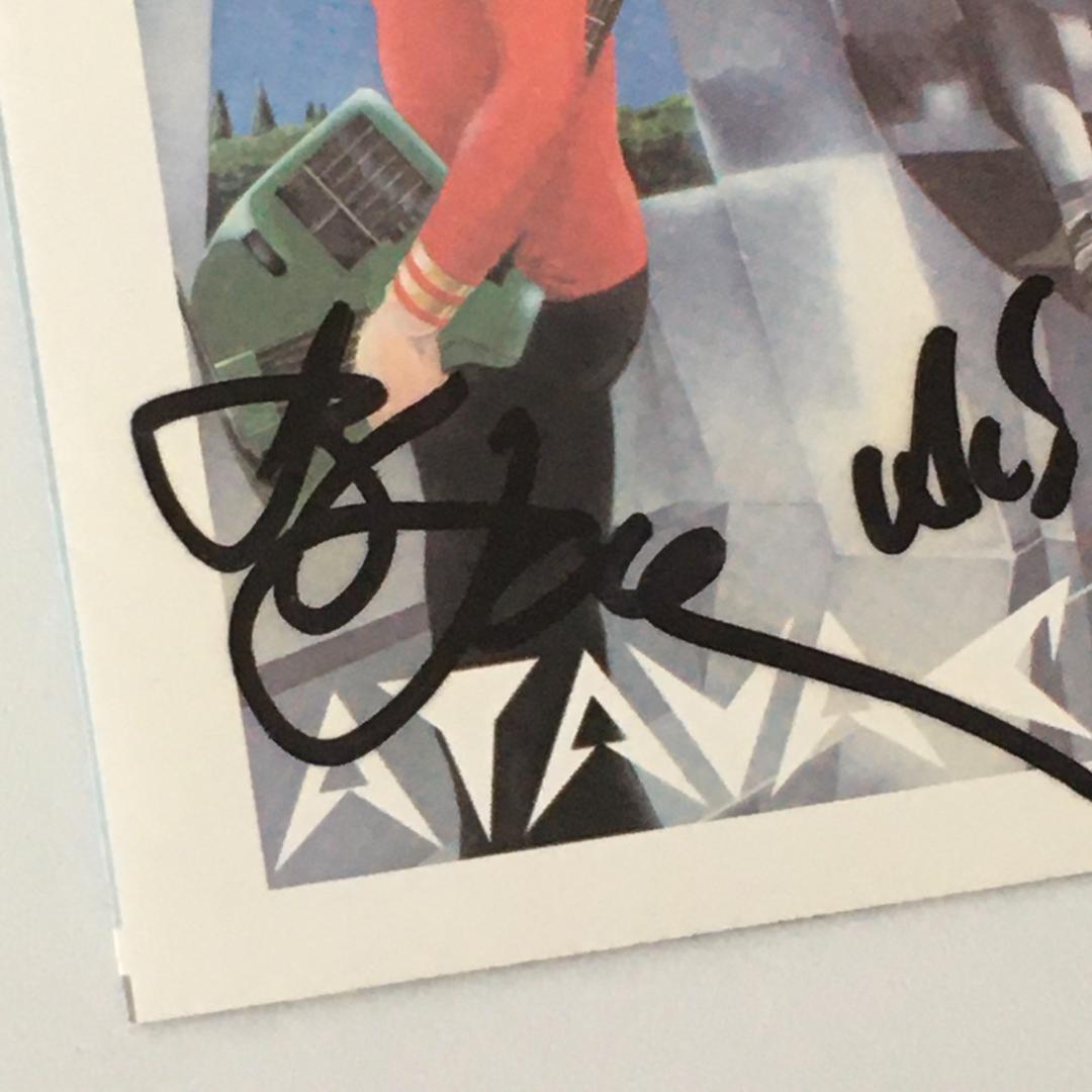 ま*う様 本人直筆サイン入り 希少 アラン・ホールズワース Atavachron