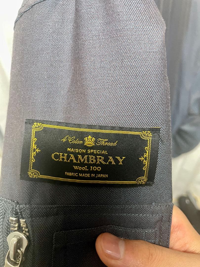 4色シャンブレーウォッシャブルウールプライムオーバーMA-1ボンバージャケット