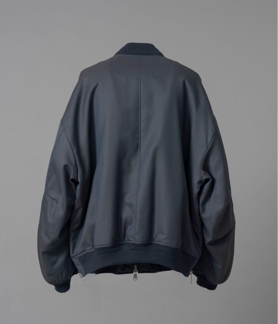 4色シャンブレーウォッシャブルウールプライムオーバーMA-1ボンバージャケット