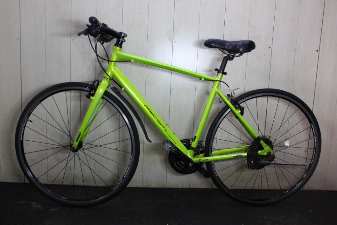 PRECISION SPORT アルミ 24速 510mm 緑クロスバイク