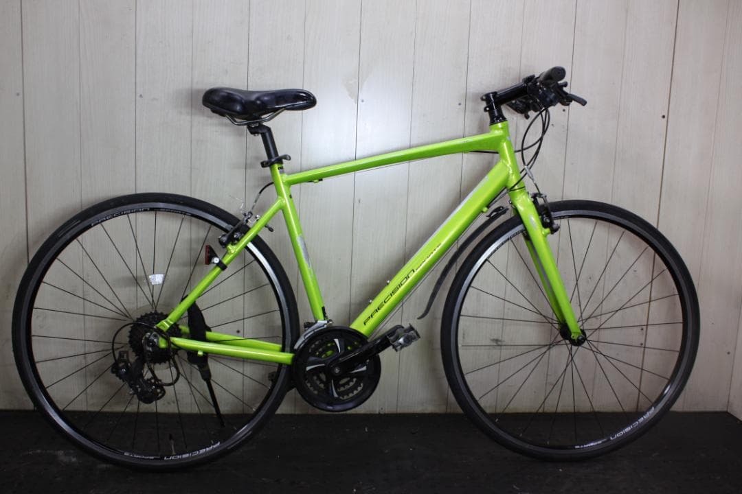 PRECISION SPORT アルミ 24速 510mm 緑クロスバイク
