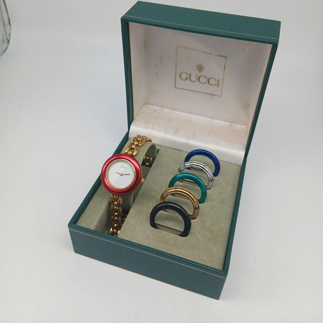 Q チェンジベゼル　0270803 腕時計　レディース　GUCCI