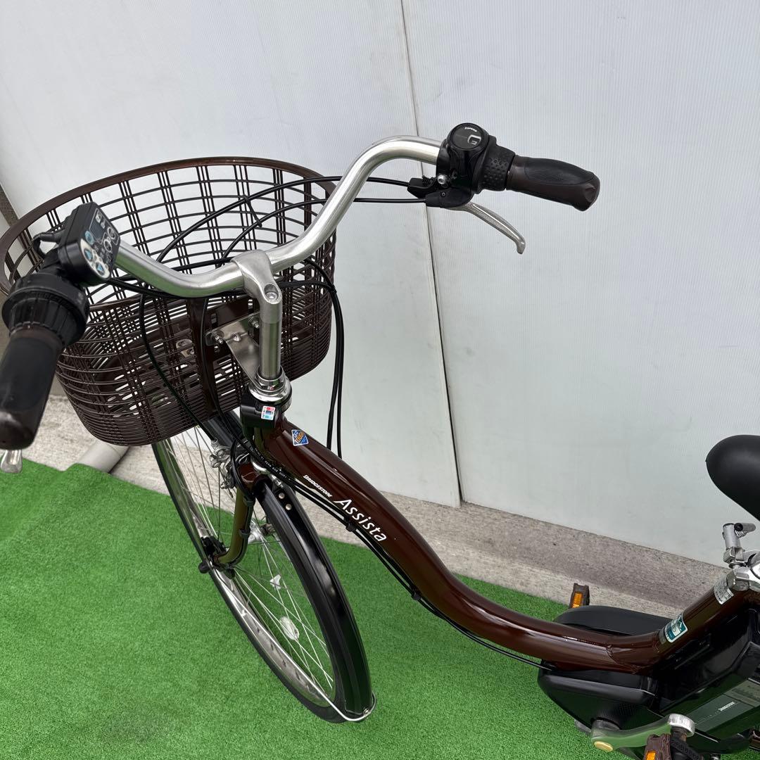 ブリヂストン電動アシスト自転車26インチ8.9Ah ブラウン