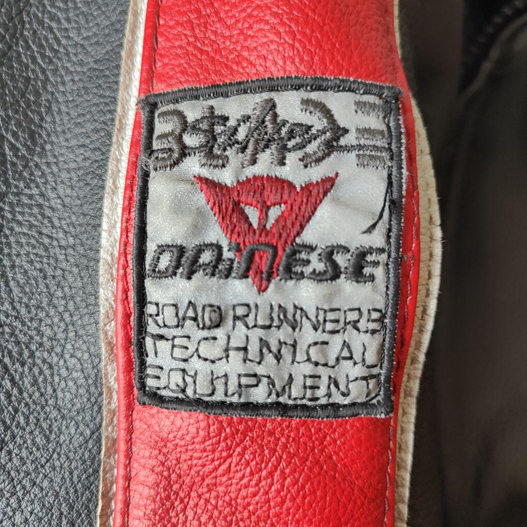 Dainese 黒赤 レザーライディングジャケット