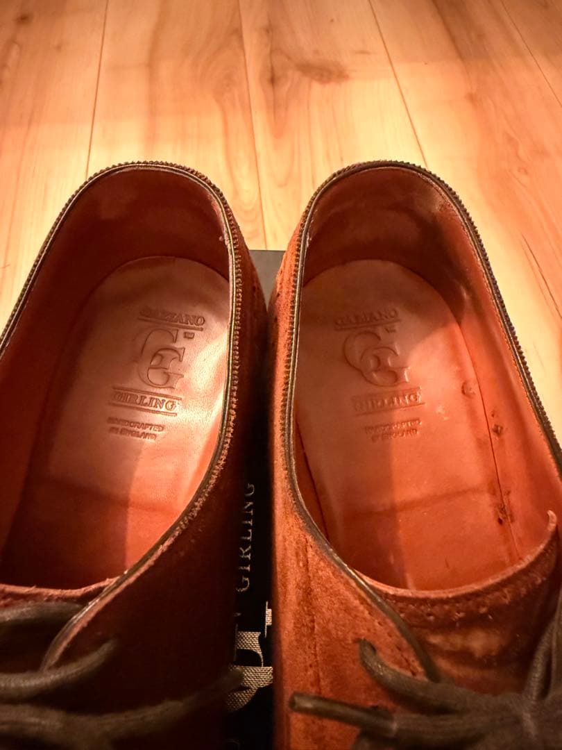 Gaziano Girling Woburn フルブローグ UK8E