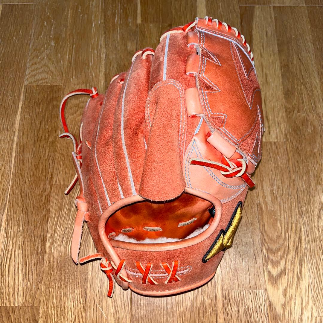 大幅値下げ！Mizuno Pro 硬式投手用グローブ オレンジ
