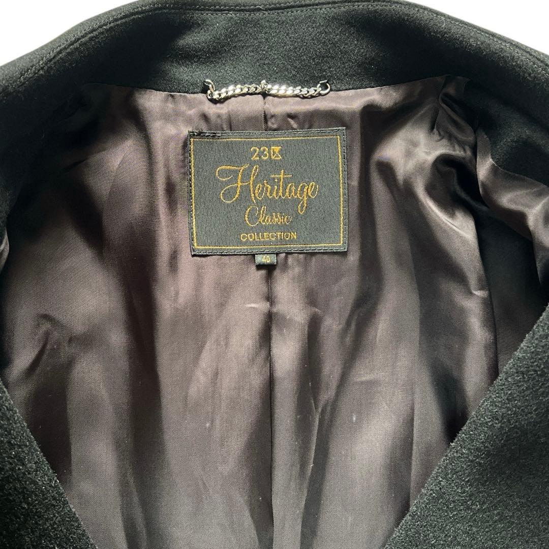 極美品 23区 ロロピアーナ チェスターコート Aライン 24W 上位モデル L