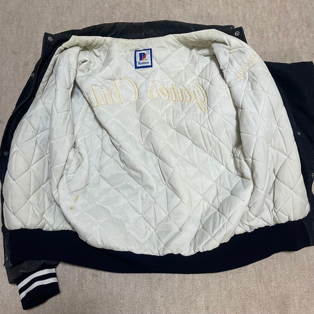 Rennoc 70s〜80s コーデュロイ　スタジャン　ヴィンテージ　フェード