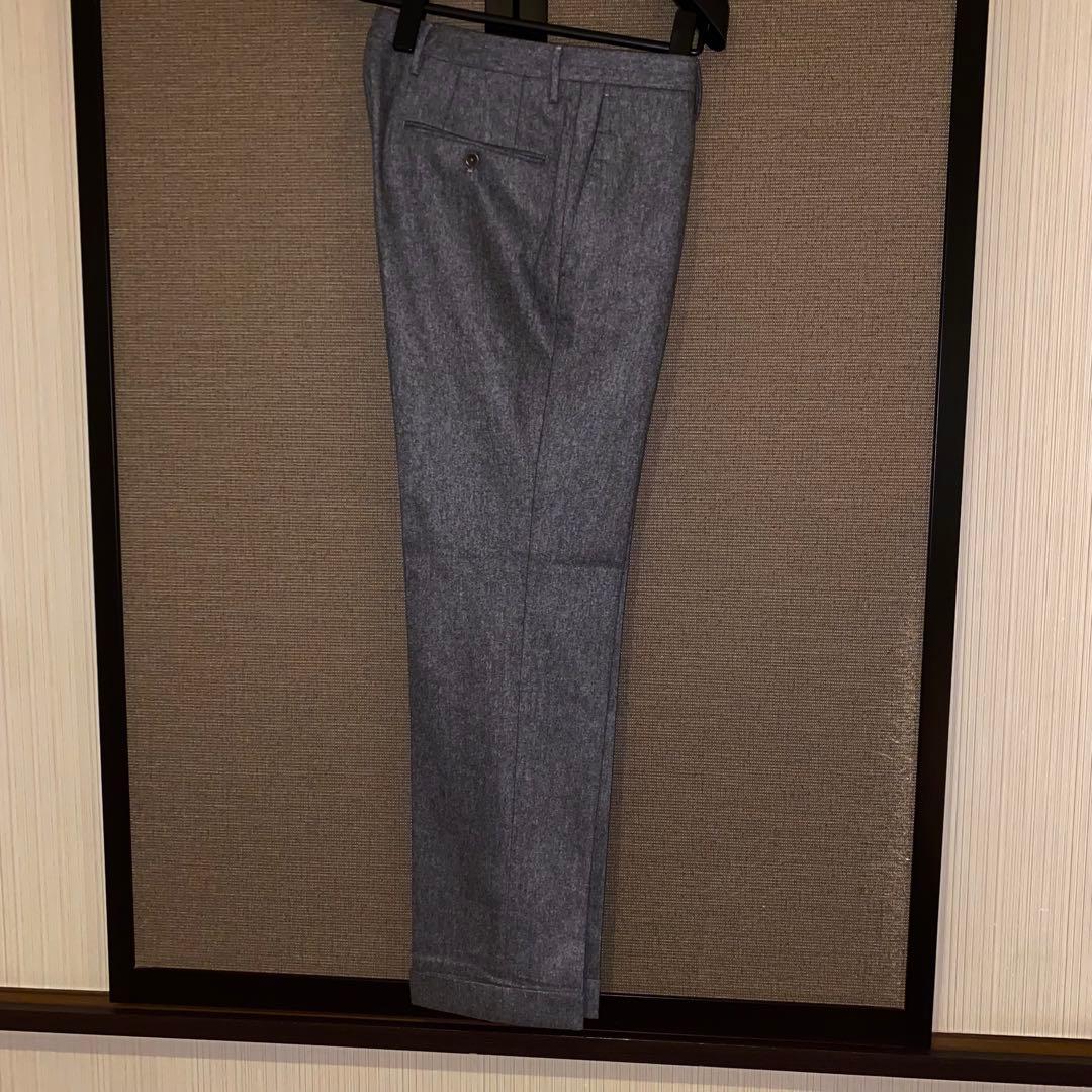 INCOTEX 1NT035 SLIM FIT フランネルパンツ size44