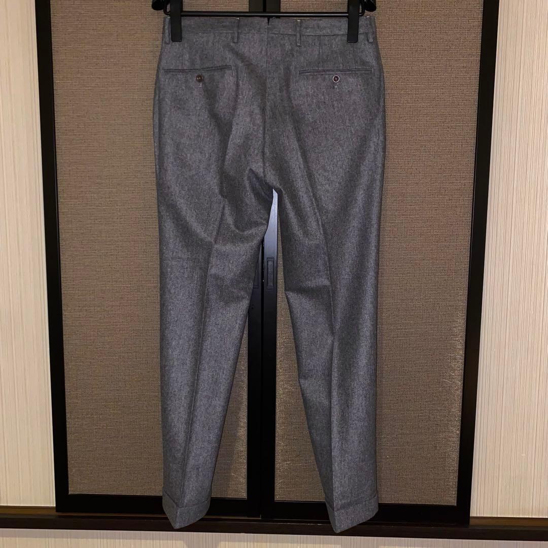 INCOTEX 1NT035 SLIM FIT フランネルパンツ size44