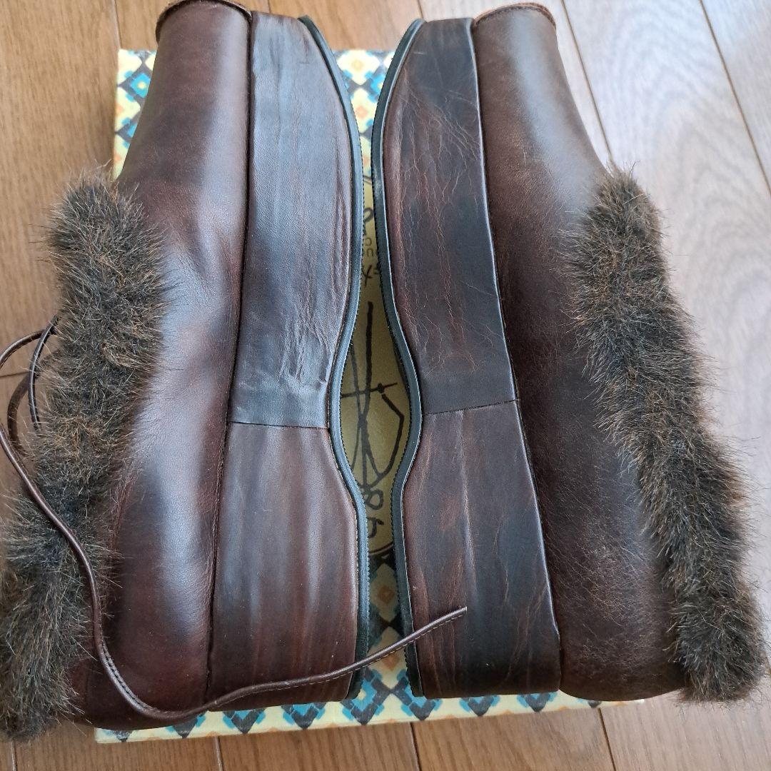 Jane Marple 厚底　編み上げ靴