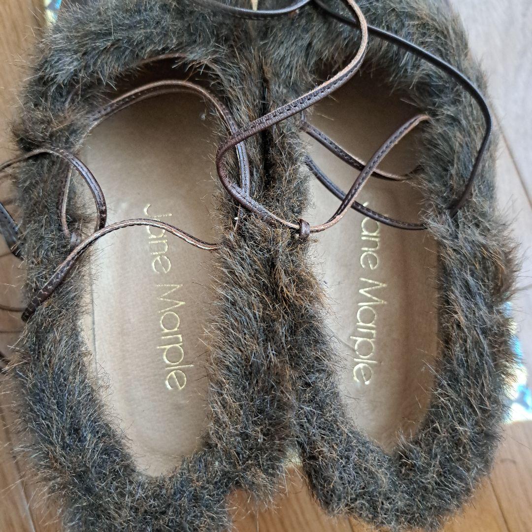 Jane Marple 厚底　編み上げ靴