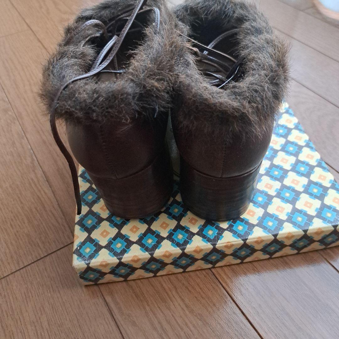 Jane Marple 厚底　編み上げ靴