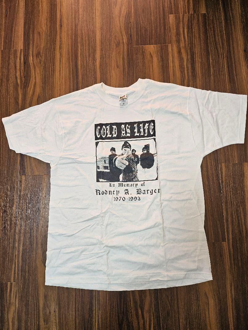 COLD AS LIFE Tシャツ XLサイズ 未使用品 当時もの