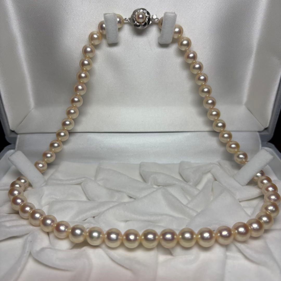 Love.wow@専用　森パール　7.5〜8.0mm パールネックレス