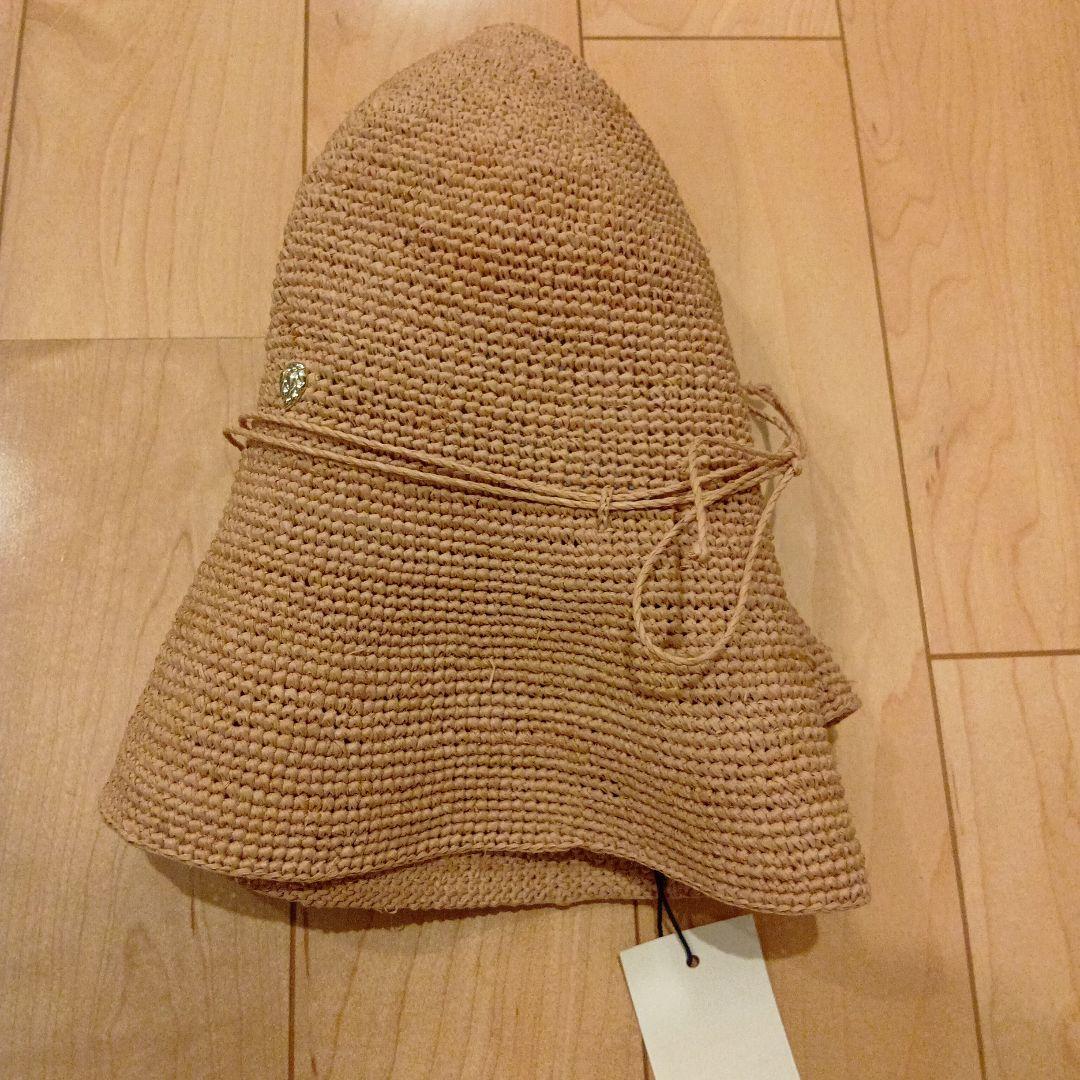 新品タグ付 ヘレンカミンスキー　麦わら帽子 ベージュ　villa9　ヌガー