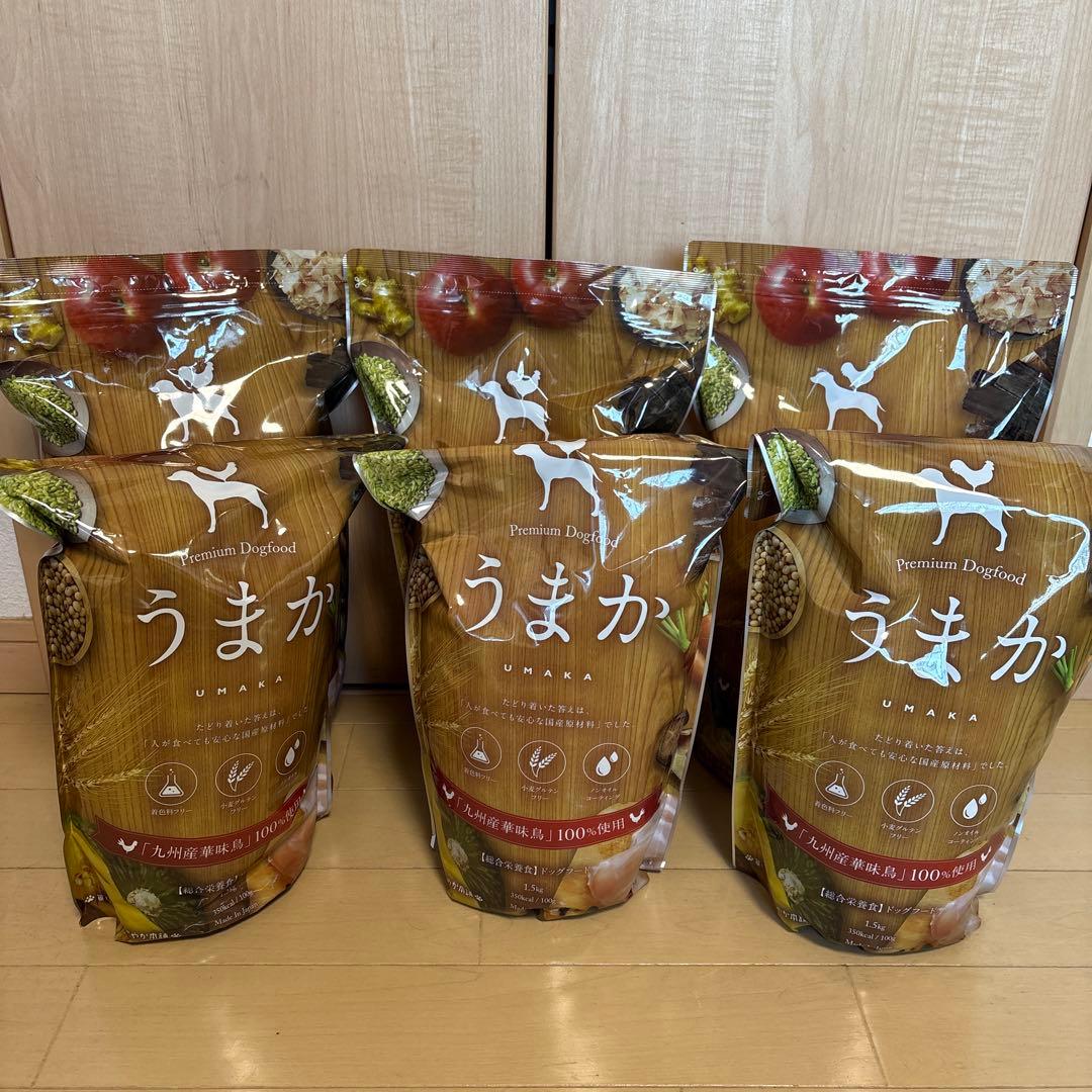 Premium Dogfood うまか　1.5kg 6袋