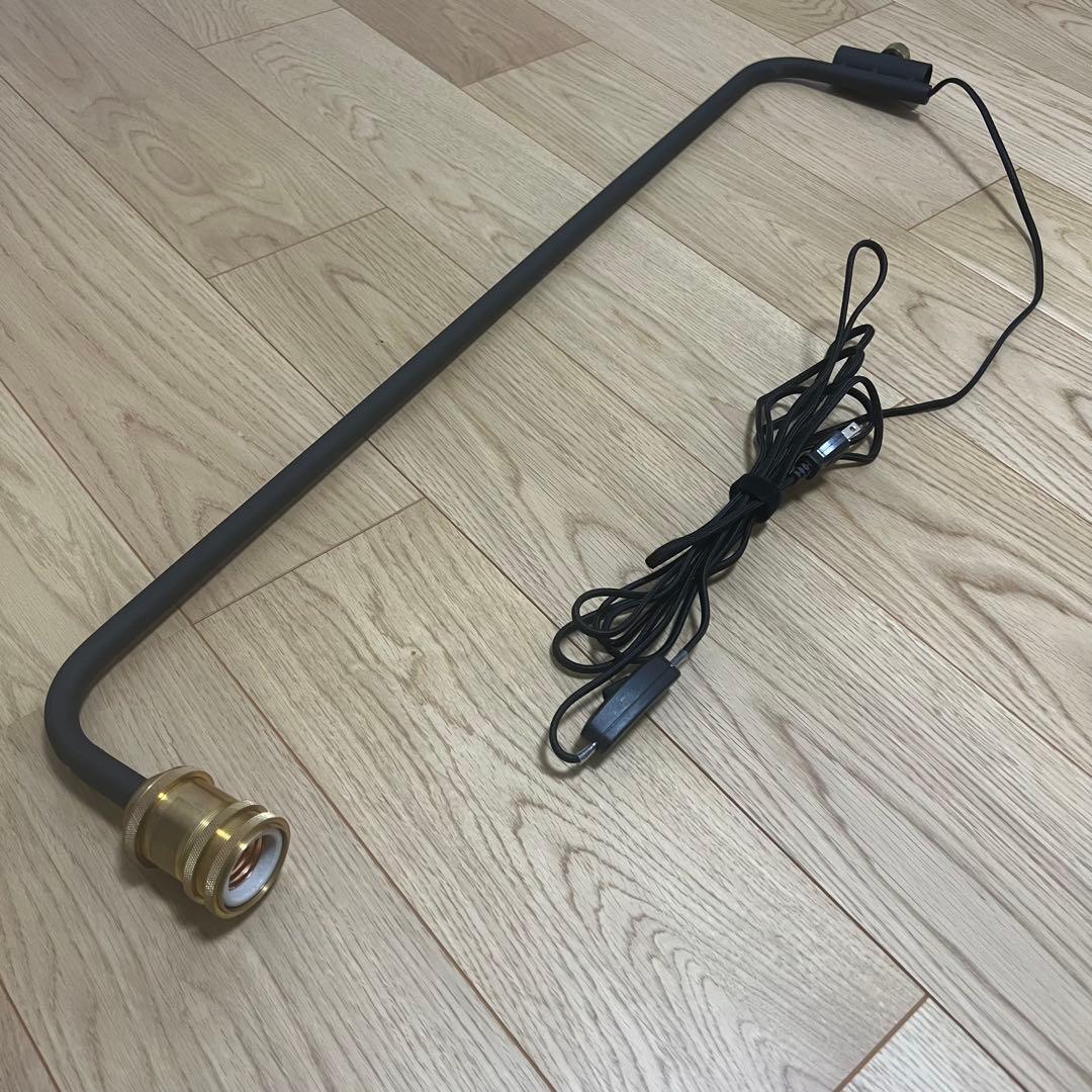 [ひろ]DRAW A LINE Lamp Arm L Black 縦取付