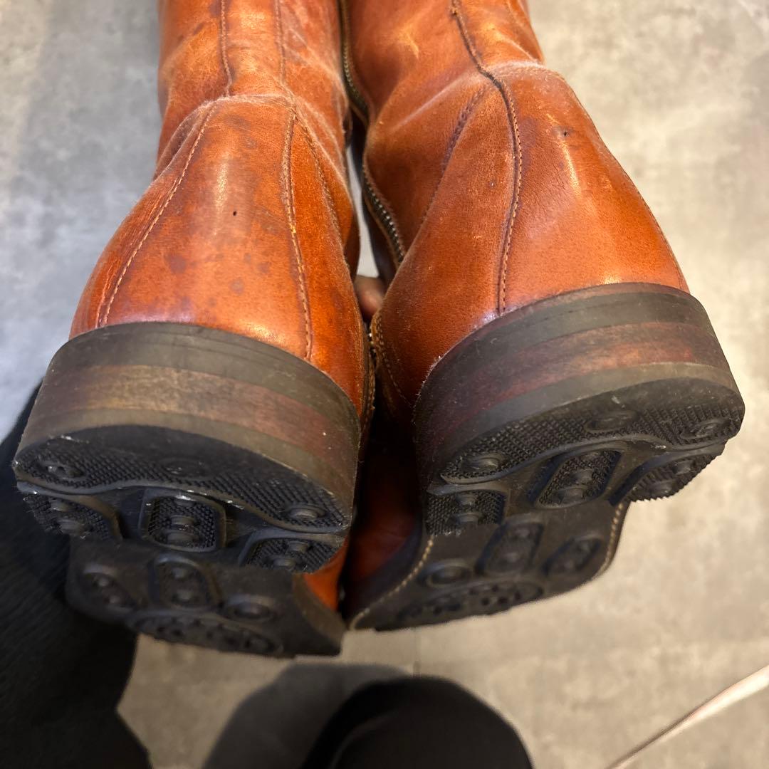 ロングブーツ　バイカーブーツ　ボンテージ