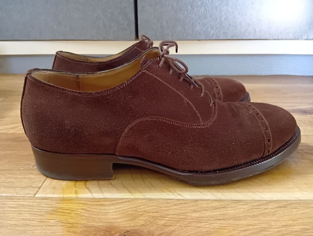 猫*ー様 横浜信濃屋別注 PERON＆PERON スウェードパンチドキャップトゥ