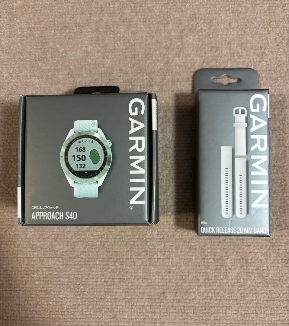 【GARMIN】GPSゴルフウォッチAPPROACH S40+ロングバンド