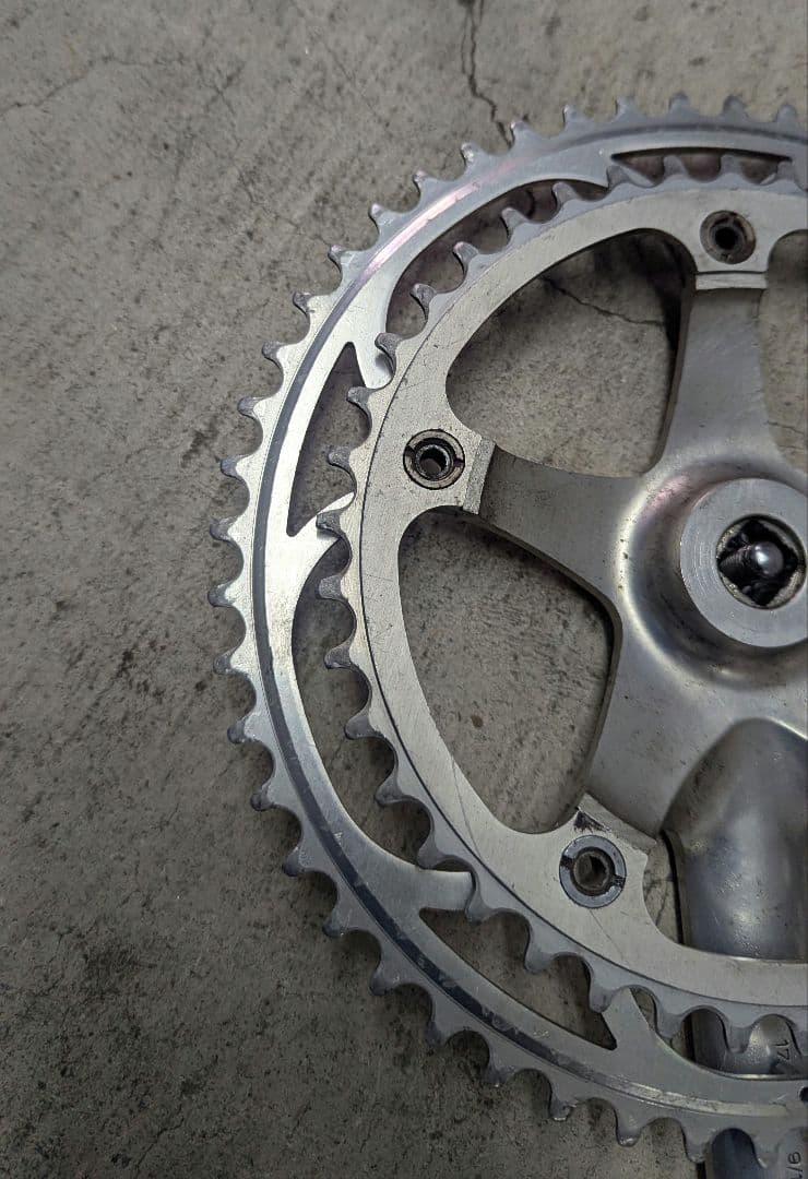 カンパ CAMPAGNOLO Cレコ期 ビンテージクランク 52-42 170