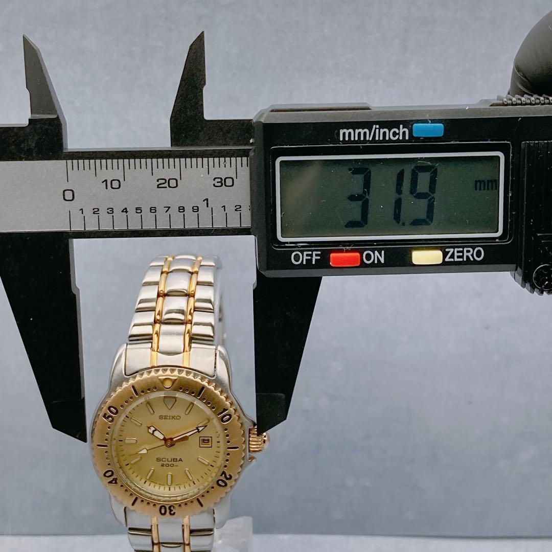 【稼動品】SEIKO SCUBA 200m スキューバ 200 デイト 腕時計