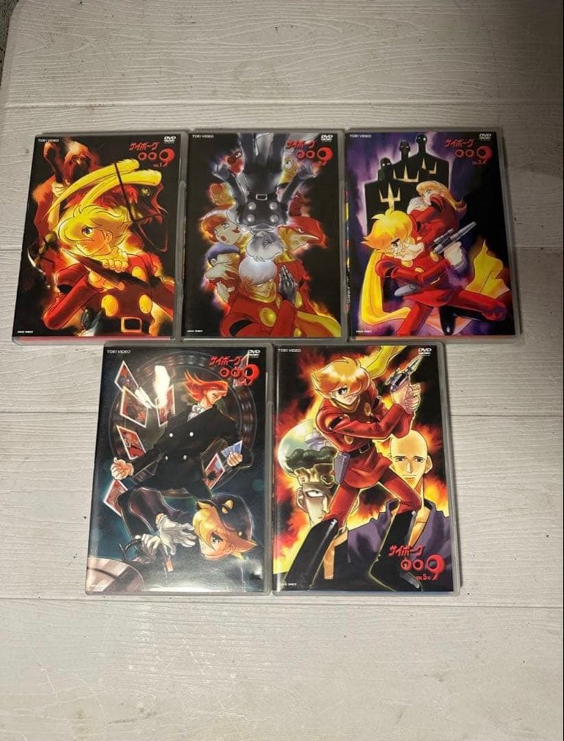 サイボーグ009　全5巻　全巻完結 DVD10枚セット