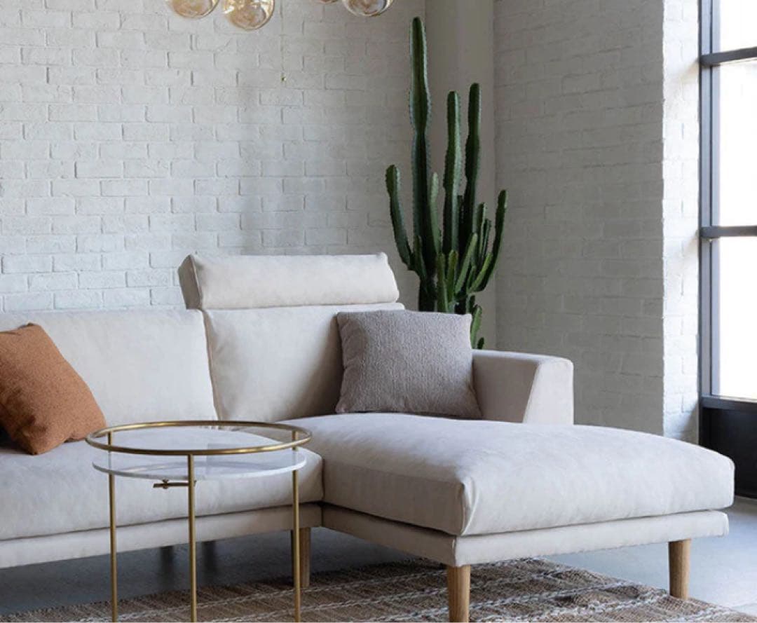 【送料込】関家具 CRASH GATE ヒューリソファ 左カウチ ヘッドレスト付