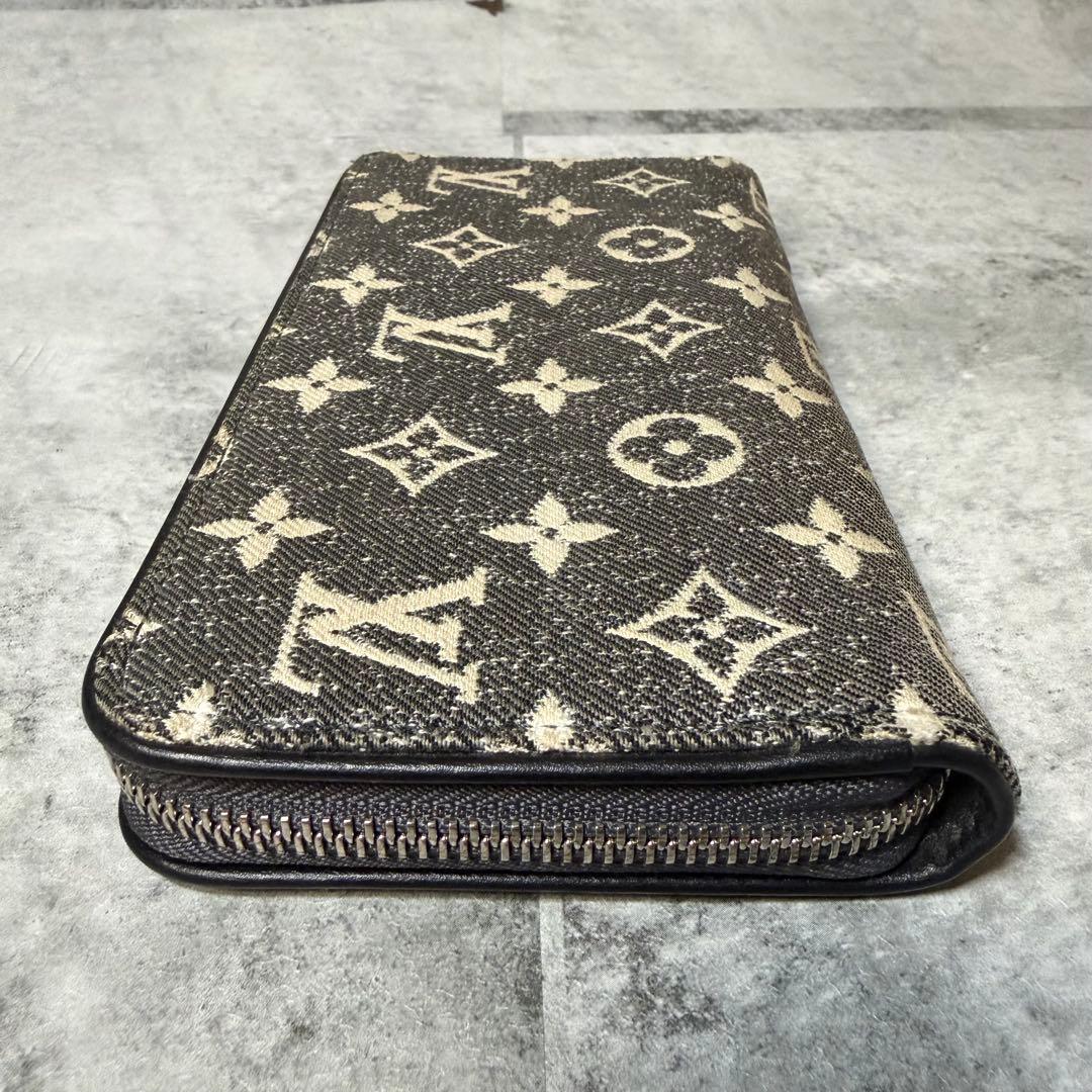 LOUIS VUITTON 長財布　デニム　グレーM81858 モノグラム