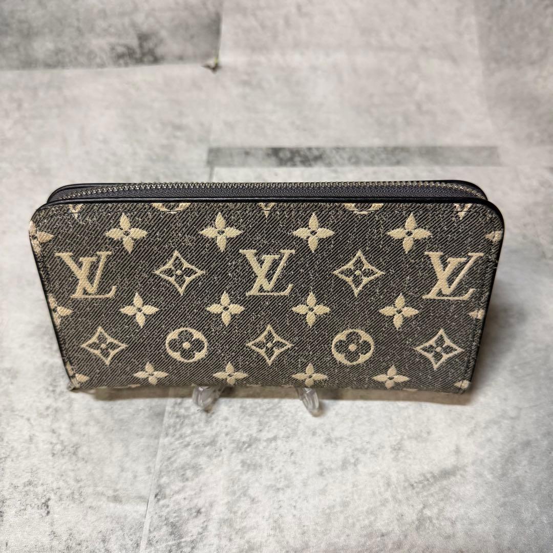 LOUIS VUITTON 長財布　デニム　グレーM81858 モノグラム