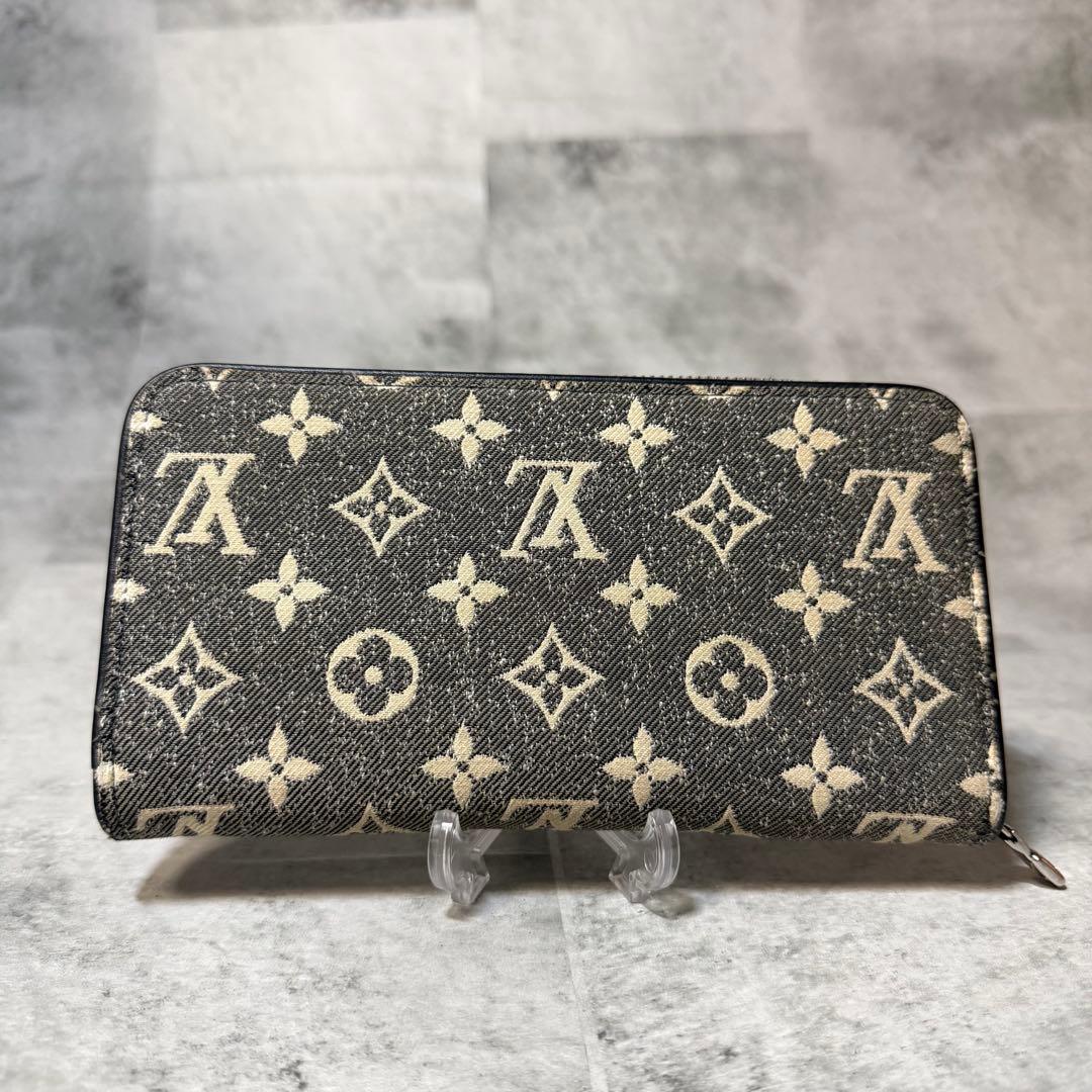 LOUIS VUITTON 長財布　デニム　グレーM81858 モノグラム