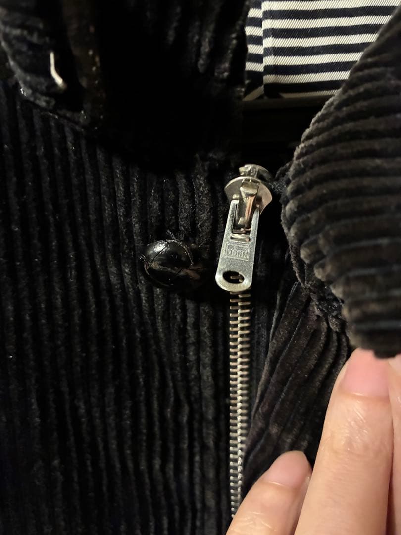 01AW ナンバーナイン　スタンダード期　モーターサイクルジャケット　ブラック